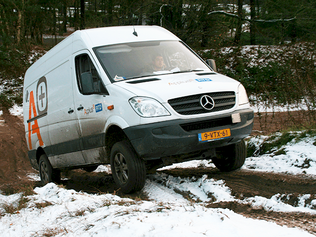 Training 4x4 rijden met bedrijfswagen