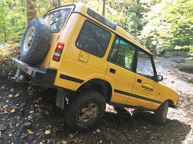4x4 off road rijden met een Landrover of Jeep
