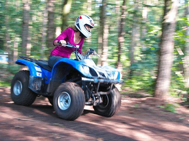 Quad rijden met een bedrijfsuitje