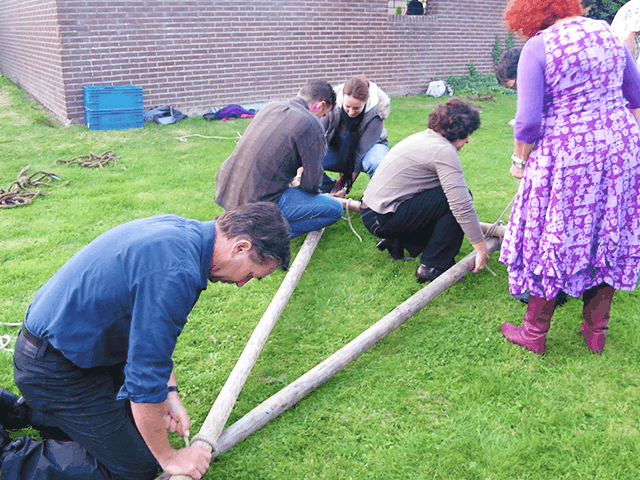 Samenwerking is belangrijk bij een wandelende A